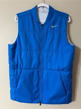 Nike reversible golf vest blue/grey